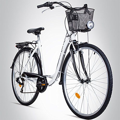 Bergsteiger Florenz 28 Zoll Damenfahrrad, ab 160 cm, Korb Bergsteiger Florenz 28 Zoll Damenfahrrad, ab 160 cm, Korb