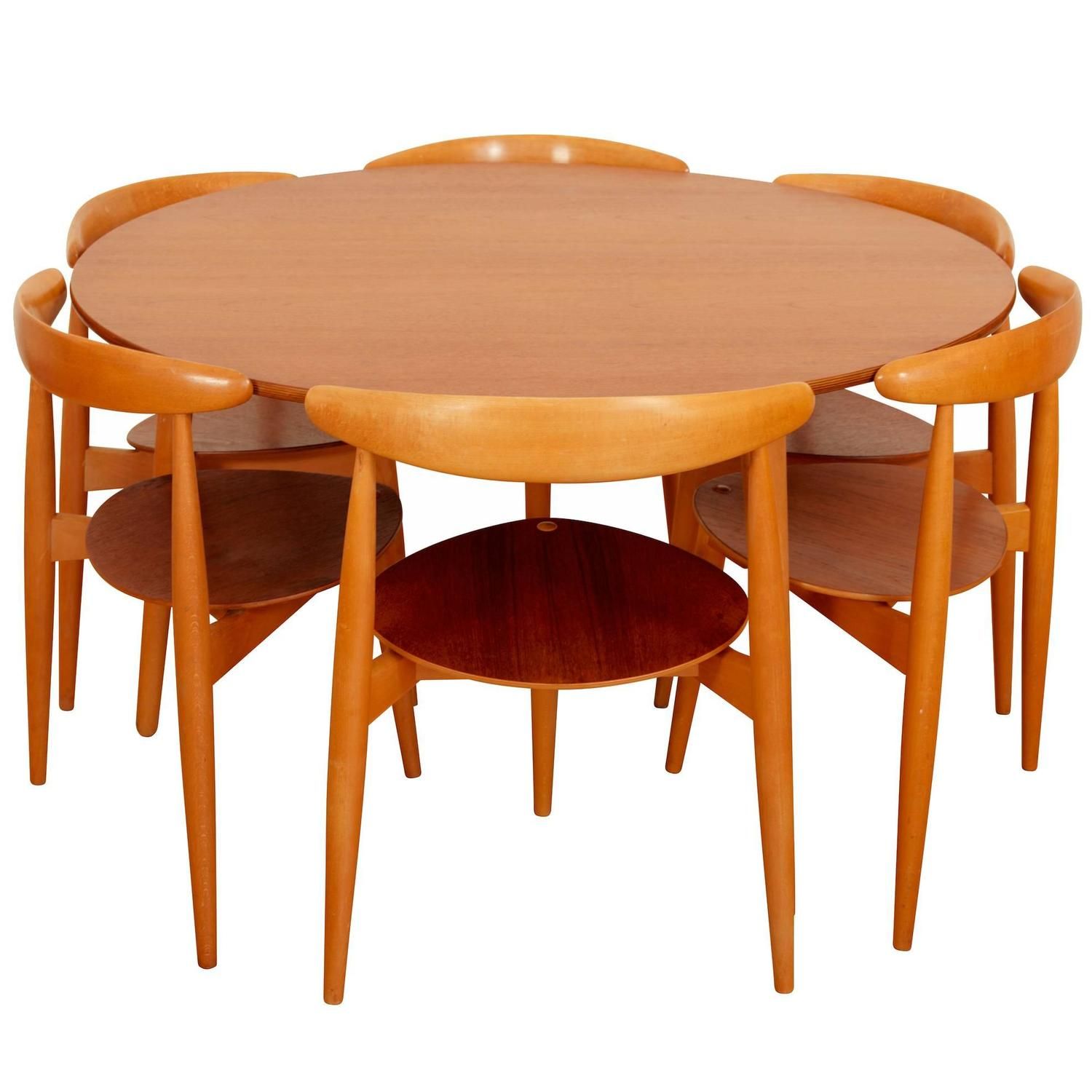 Teak Barrel Table With Nesting Chairs At West End Barrel