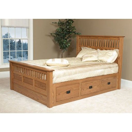 Amish Lynbrook Mission Bed Mission Style Bedroom Furniture