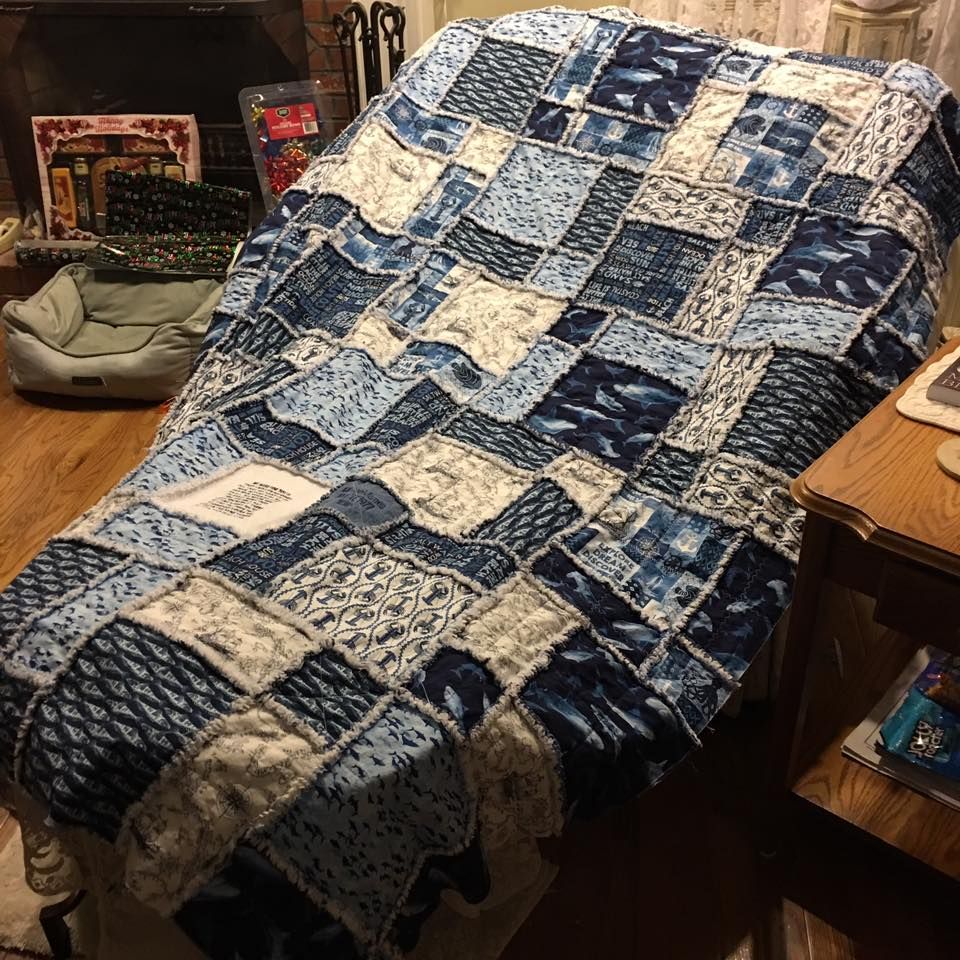 How to bind quilt with backing