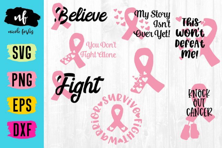 Download Pink Ribbon SVG Bundle | Pink ribbon, Svg, Design bundles