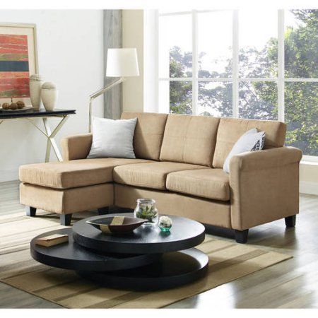 Dorel Living Small Spaces Configurable Sectional Sofa Multiple Colors Black Com Space Sectional Sofa, Small Spaces Configurable Sectional Sofa By Dorel Living