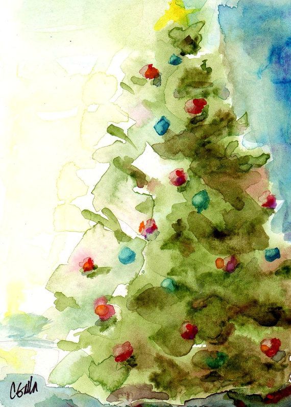 Aquarell Weihnachtskarten Google Search Aquarell Weihnachten