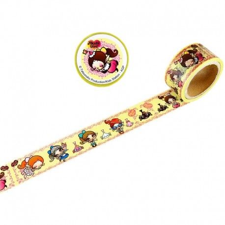 Round Top Akubi Girl Washi Tape Dress Up (◕ᴥ◕) Kawaii Panda - Making Life Cuter Masking Tape, Washi Tape, Kawaii Panda, Round Top, Adhesive Tape, Tapes, Personal Touch, Dress Up, Arts And Crafts