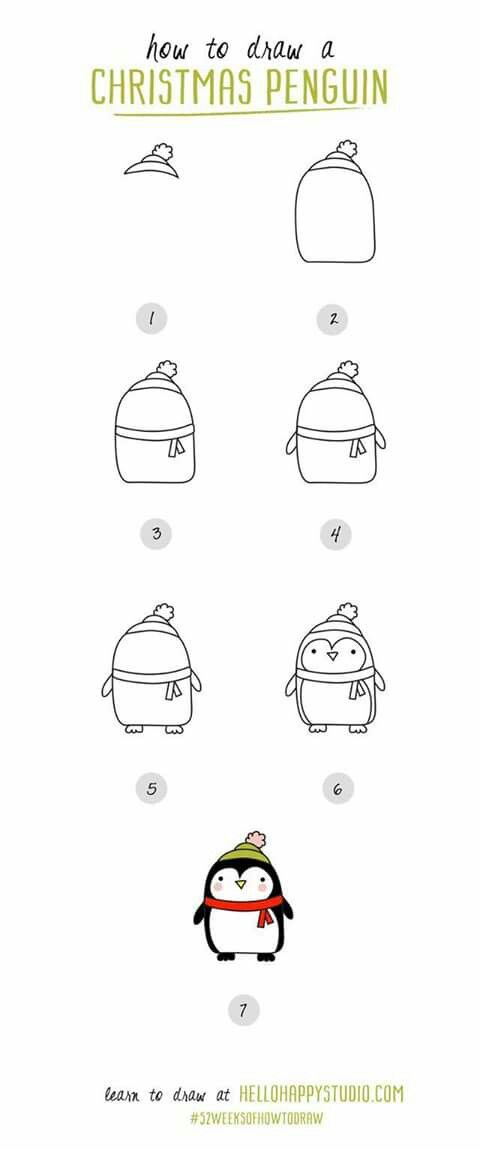 draw a penguin penguins rule pinterest penguins doodles and draw a penguin