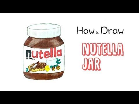 How to Draw a Nutella Jar