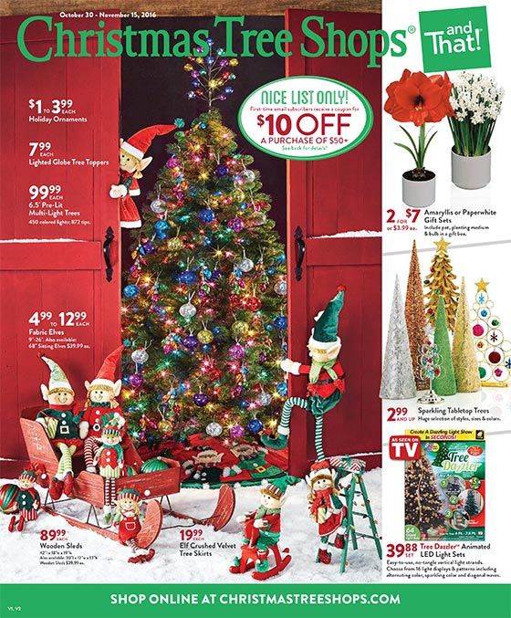 our latest ads christmas tree shops andthat christmas christmas tree store flyer