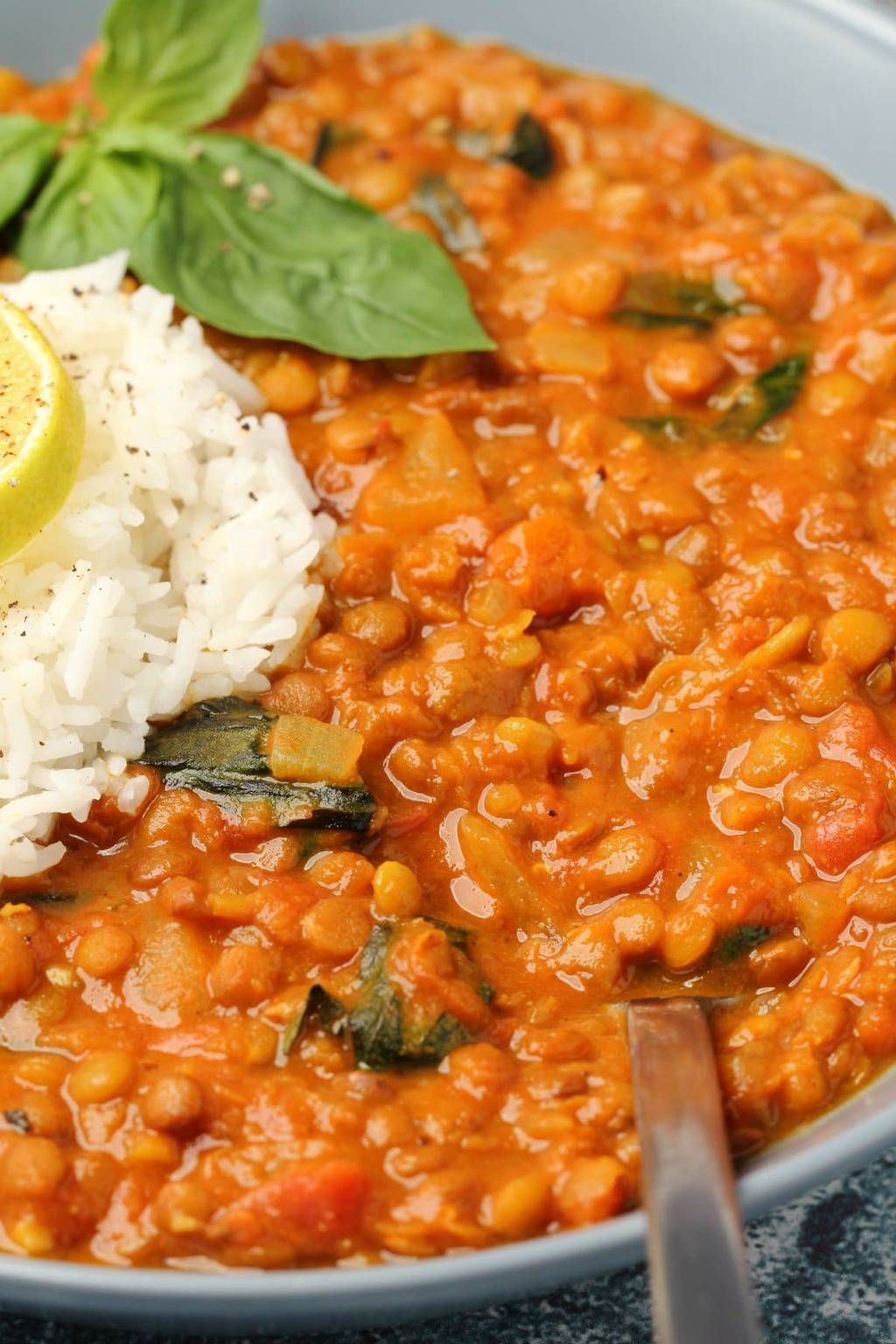 This creamy vegan lentil curry makes a perfect weeknight meal. It's ...