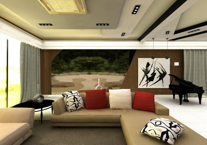 ▷ 1001 + Idées pour une déco salon zen + les intérieurs types pour - decoration salon rouge noir blanc ▷ 1001 + Idées pour une déco salon zen + les intérieurs types pour - decoration salon rouge noir blanc