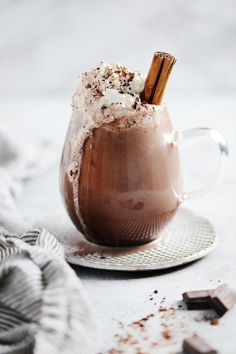This Mexican Hot Chocolate Is Creamy Has A Hint Of Cinnamon And Nutty Flavors Just T Mexican Hot Chocolate Mexican Hot Chocolate Recipe Hot Chocolate Recipes