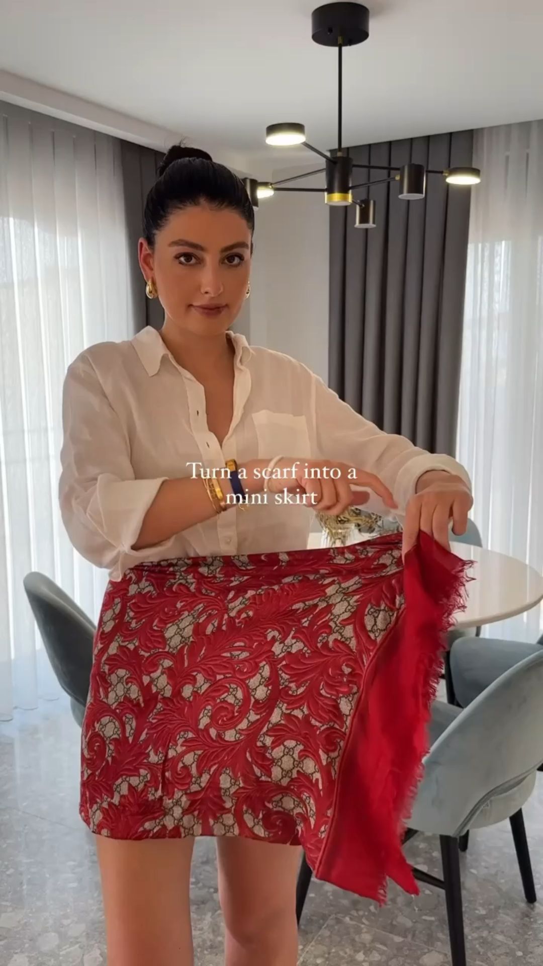 #Styling. Shawl skirt styling . Style tips