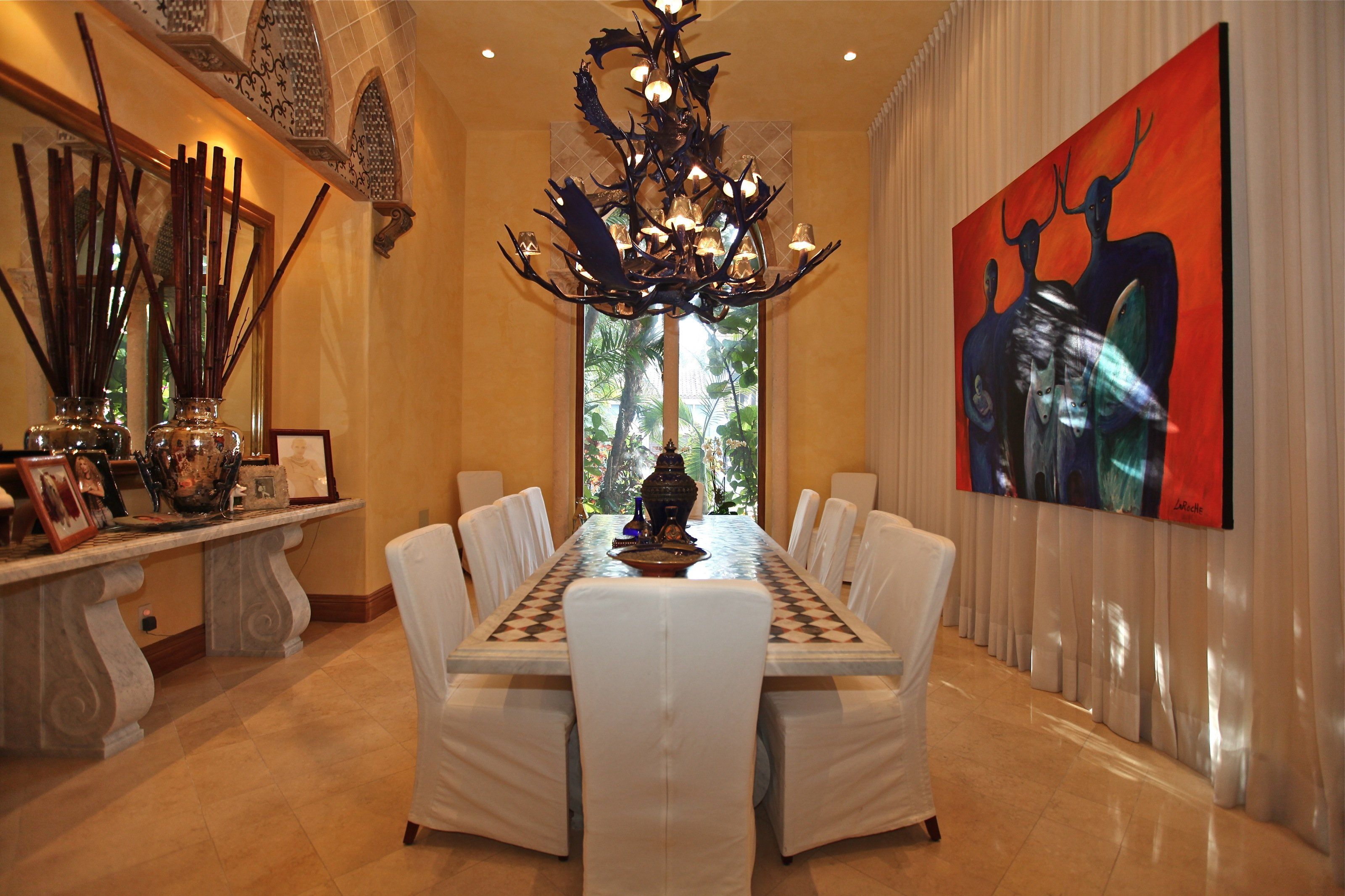 rich guys dining room