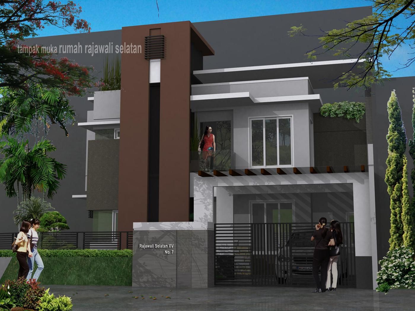 Kutipan Terbaru Desain Rumah 2 Lantai Type 45 Mediterania