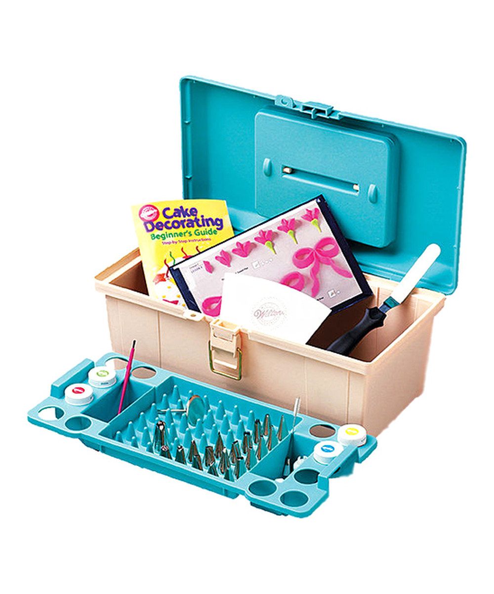 Take a look at this Wilton 50-Piece Cake Decorating Tool Caddy Set on zulily today! | Cake