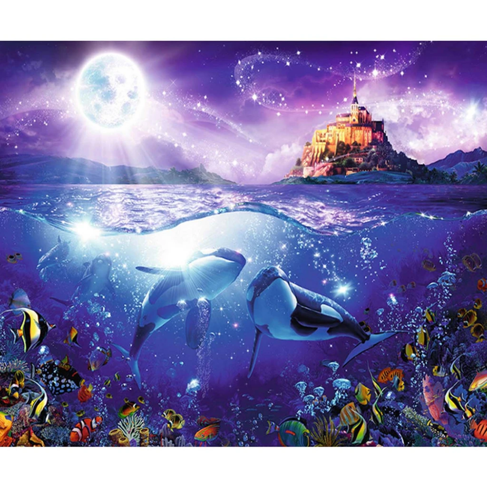 5d Diamond Painting Moonlight Castle Dolphin Paint With Diamonds Art Crystal Craft Decor Dolphin Painting Dolphin Art Dolphins 5d Diamond Painting Moonlight Castle Dolphin Paint With Diamonds Art Crystal Craft Decor Dolphin Painting Dolphin Art Dolphins
