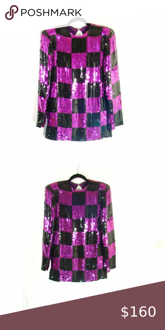 Color Block Sequin Top Color Block Sequin Top