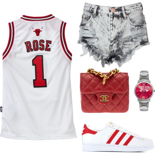 Chicago Bulls | a fit :) | Becky g outfits, Adidas outfit dress, rihanna, shirt, adidas, style, chicago bulls, trikot