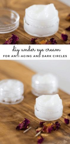 Learn how to make a homemade natural eye cream to reduce wrinkles, puffiness, dark circles, and tighten skin. #naturaleyecream #eyecream #antiagingcream #naturalfacecream Diy Beauty Recipes, Skin Care Recipes, Homemade Beauty Products, Diy Natural Products, Best Face Products, Homemade Beauty Remedies, Beauty Tips, Diy Beauty Products With Coconut Oil, Diy Beauty Gifts