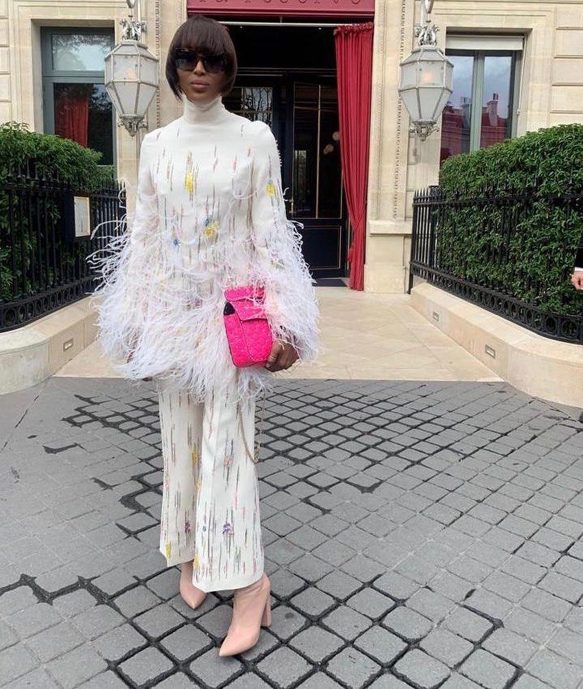 Наоми Кэмпбелл на показе Valentino