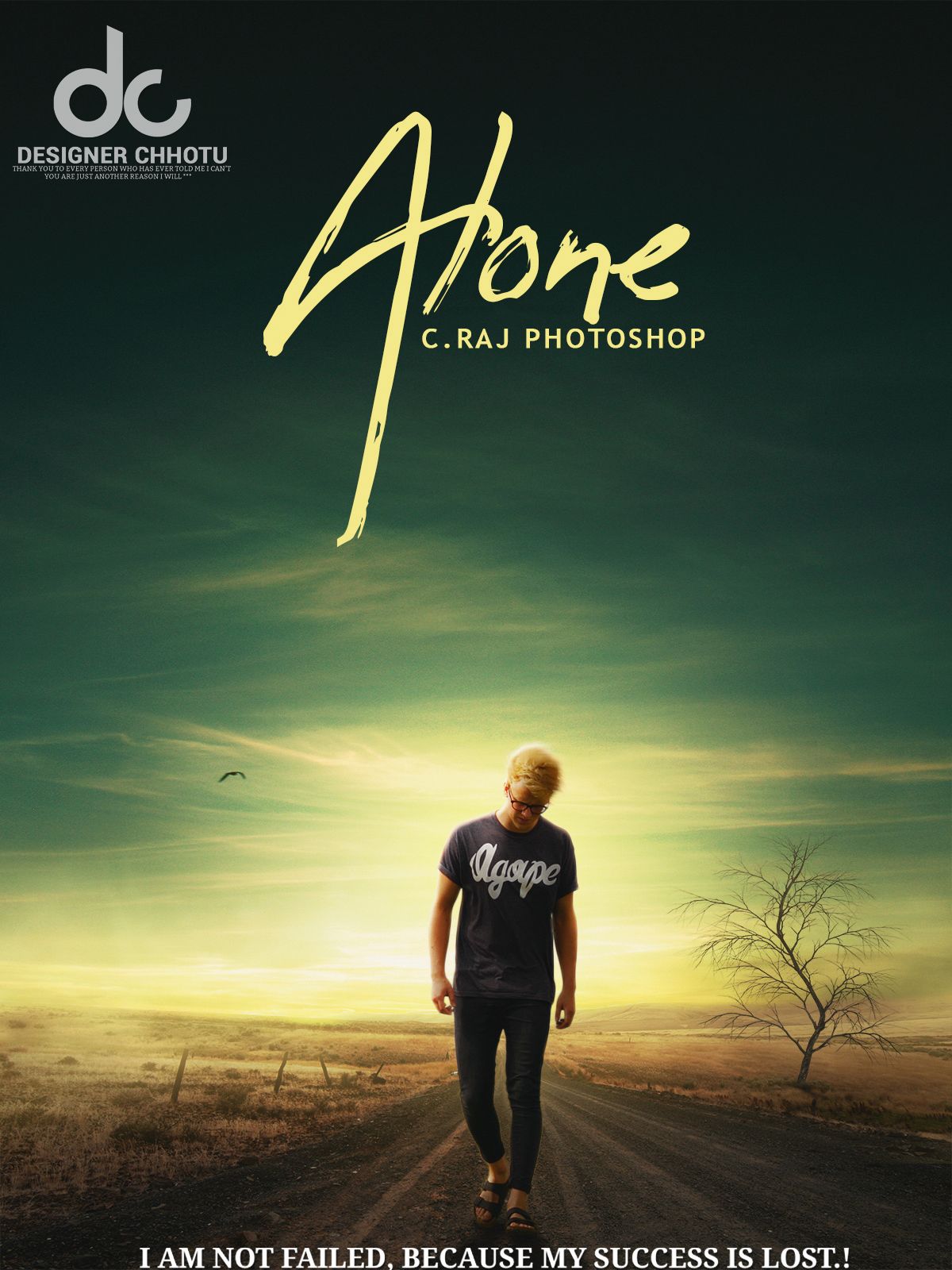 Alone boy dp