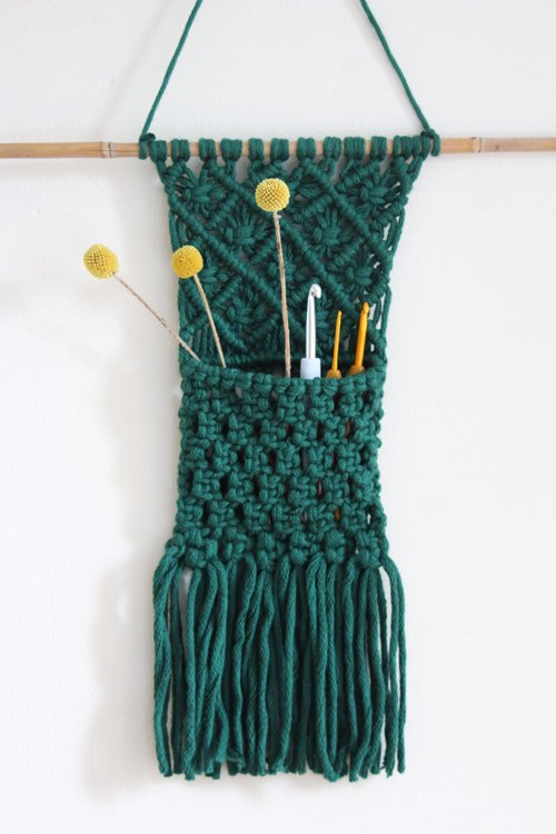Maak je eigen Macramé Wandhanger Opberger, Hip & Handig!