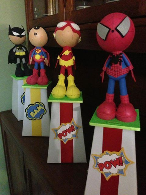 Resultado de imagen para super heroes en foamy