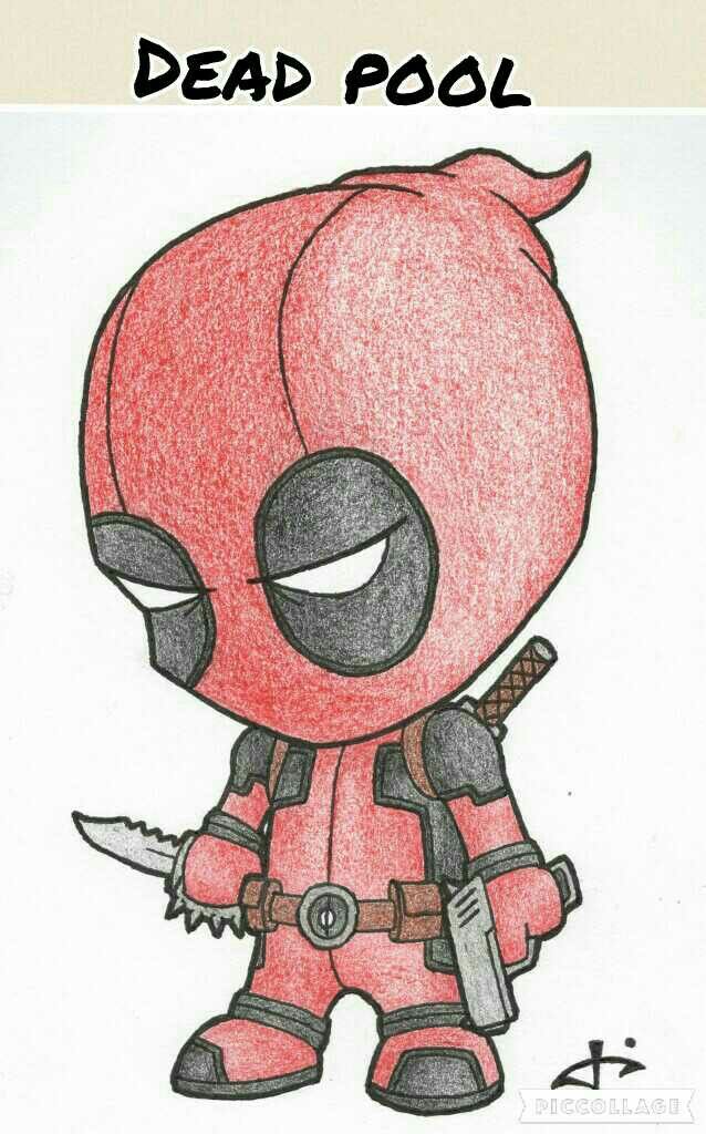 Dead pool Deadpool art, Deadpool drawing, Cute drawings