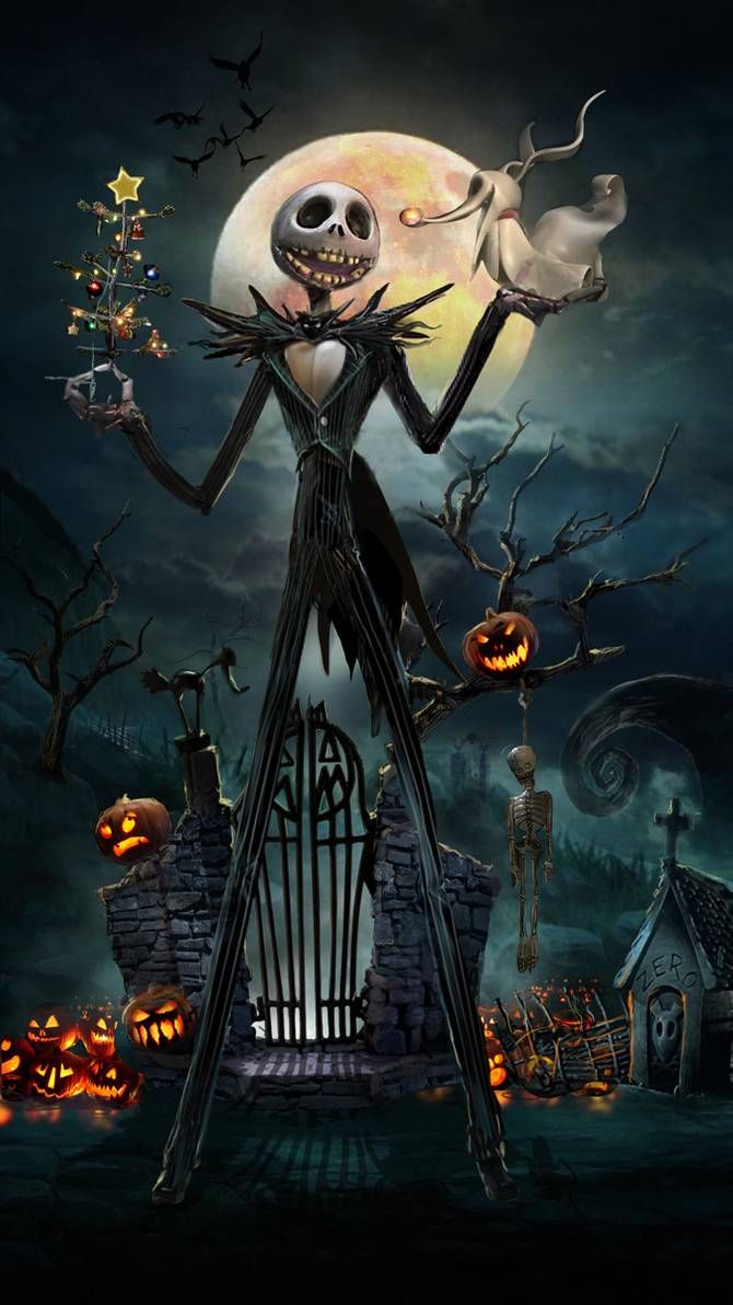 Nightmare Before Christmas Zero Jack Skellington The Pumpkin Ki Nightmare Before Christmas Wallpaper Zero Nightmare Before Christmas Halloween Wallpaper Iphone
