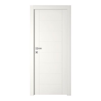 Porta a battente Chamberi bianco L 80 x H 210 cm reversibile