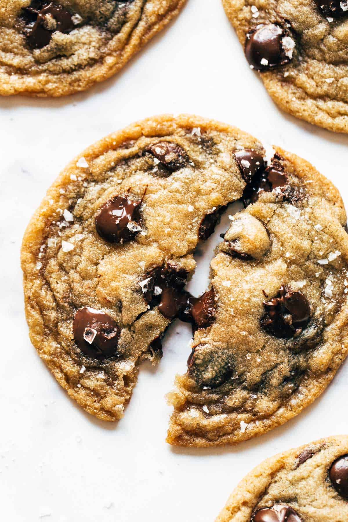 Favorite Browned Butter Chocolate Chip Cookies - Pinch of Yum