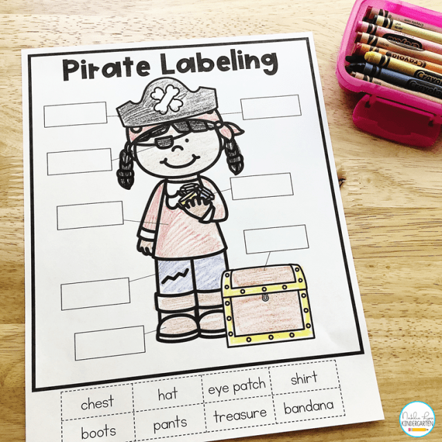 Pirate Activities Preschool, Preschool Labels, Preschool Theme, Preschool Kids, Literacy Activities, Spring Activities, Pirate Unit, Pirate Kids, Pirate Day