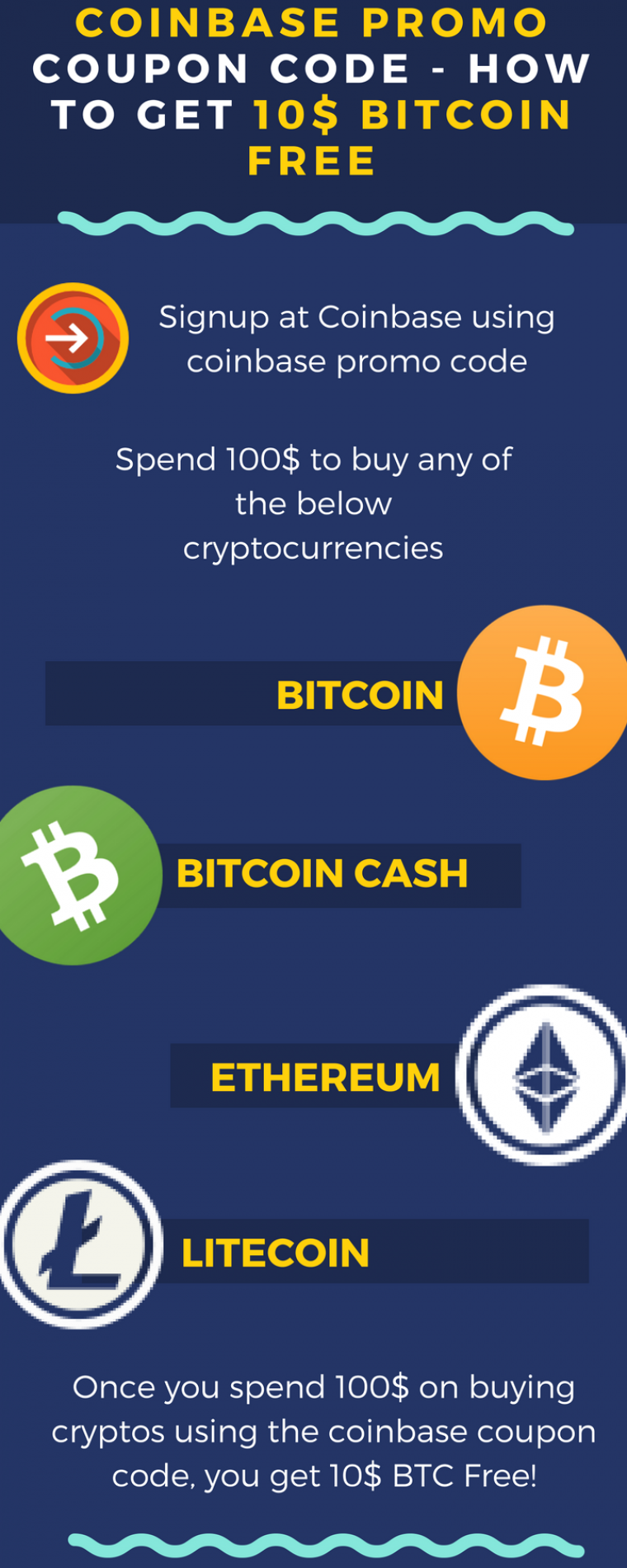 Coinbase Promo Coupon Code -How to Get 10$ Bitcoin Free in 2021