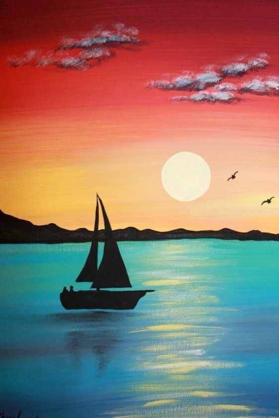 Need some painting inspiration? Well you’ve come to the right place! Here’s a list of 15 acrylic paining ideas for beginners. Related Easy Canvas Painting, Simple Acrylic Paintings, Night Painting, Painting Art Projects, Acrylic Painting Canvas, Diy Painting, Canvas Paintings, Diy Canvas, Canvas Ideas