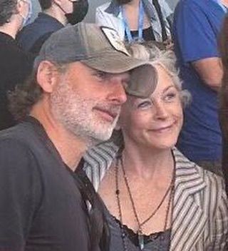 𝗔𝗻𝗱𝗿𝗲𝘄𝗟𝗶𝗻𝗰𝗼𝗹𝗻𝗙𝗮𝗻𝟭 on Instagram: "Love them! My favorites #andrewlincoln #melissamcbride #rickgrimes #carol #TWD #SDCC ♥️" Carol Twd, Melissa Mcbride, Andrew Lincoln, Rick Grimes, The Walking Dead, Carole, Friends, Favorite, Instagram