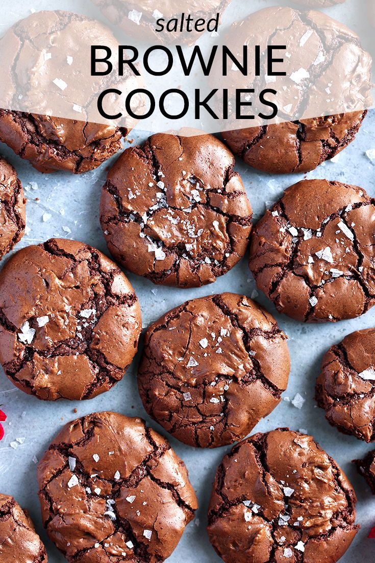 salted brownie cookies | Tutti Dolci salted brownie cookies | Tutti Dolci