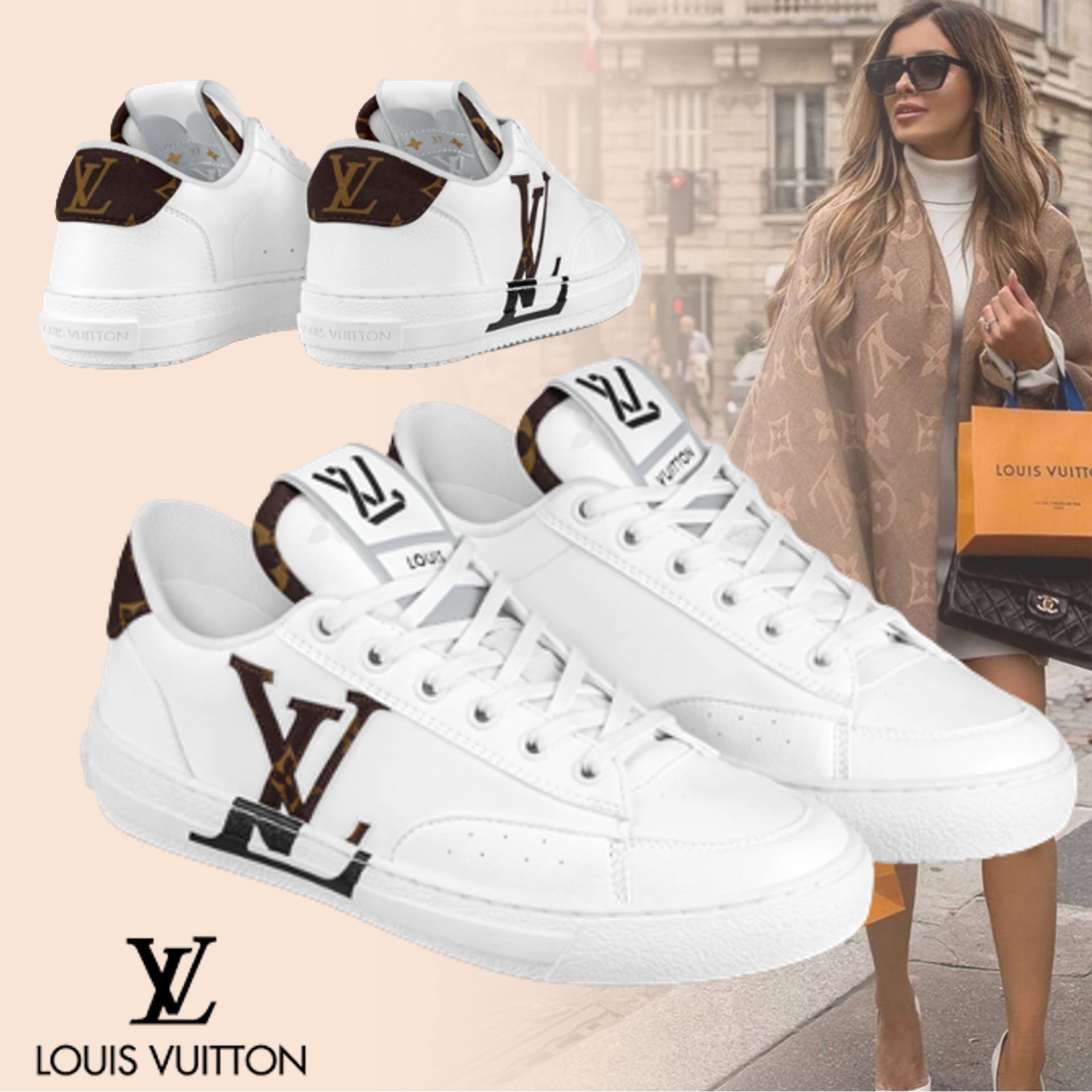 Item code: SNEAKER CHARLIE, 1AADPA 1AADPB, 1AADP6 1AADP7 1AADP8 1AADP9, 1AADP2 1AADP3 1AADP4 1AADP5, 1AADP0 1AADP1 1AADOY 1AADOZ
Low-Top Sneakers from Louis Vuitton, Plain, Logo, Monogram, Rubber Sole, Party Style, Elegant Style, Casual Style, Street Style, Blended Fabrics, Street Style