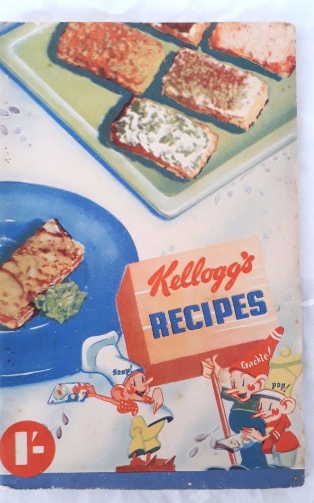 kellogg s recipes book circa late 1930s snap crackle pop kellogg s recipes book circa late 1930s snap crackle pop australian