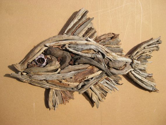 Driftwood Fish … Driftwood fish, Driftwood sculpture, Driftwood wall art