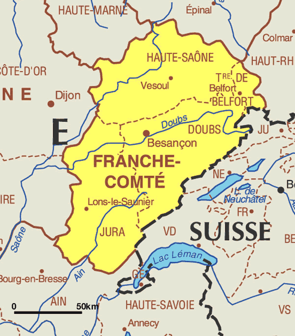 franche-comte-carte-de-france