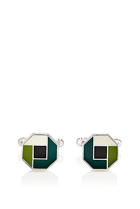 Prada Enamel & Sterling Silver Cufflinks - on #sale 58% off @ #