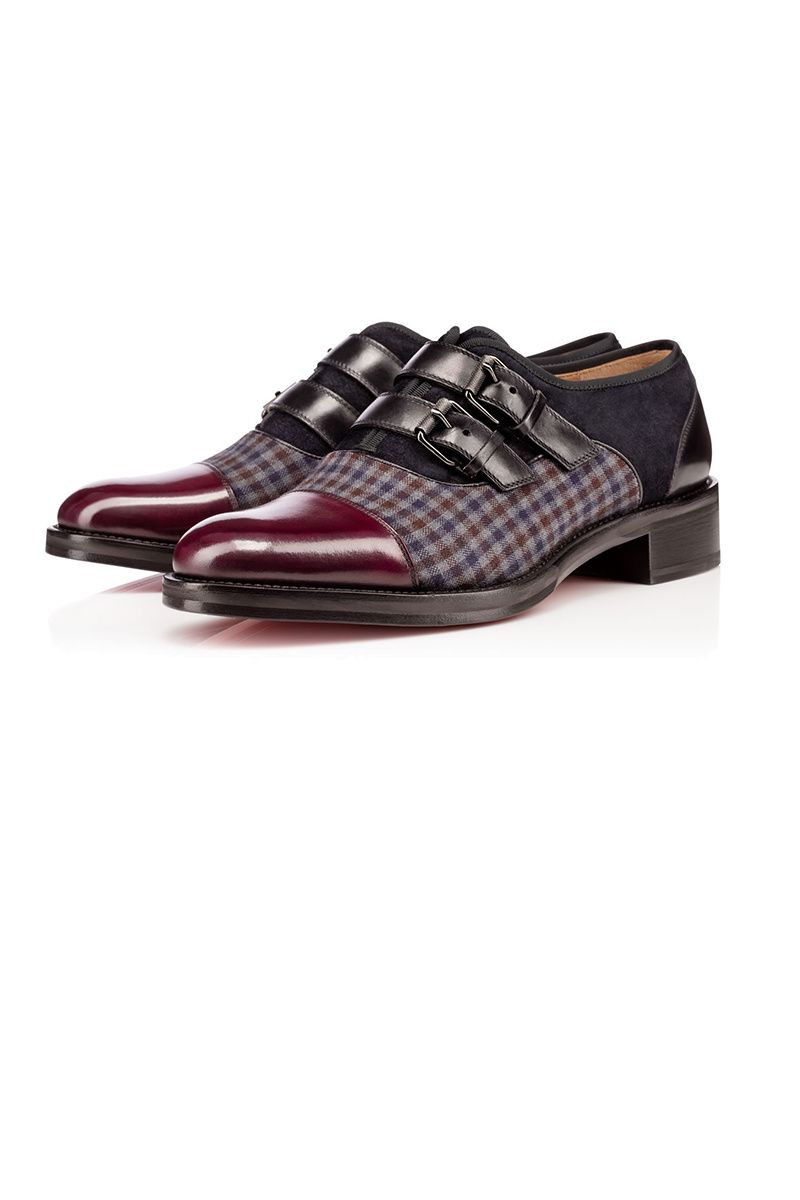 Christian Louboutin Mocasín granate Christian Louboutin Mocasín granate