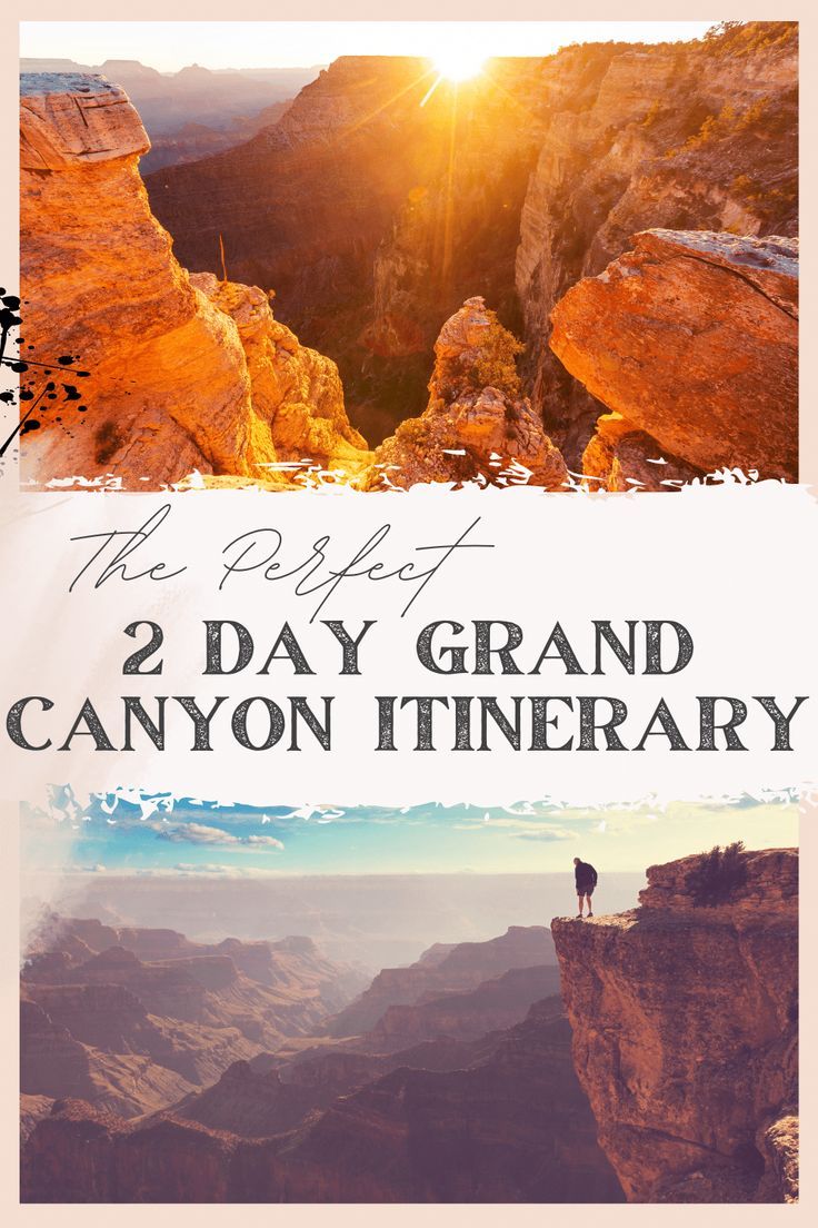 If you are planning a trip to this natural wonder, be this two day Grand Canyon itinerary will help you plan the perfect trip. Second Day, First Time, Natural Wonders, All Over The World, Itinerary, Grand Canyon, Dreaming Of You, Adventure, How To Plan