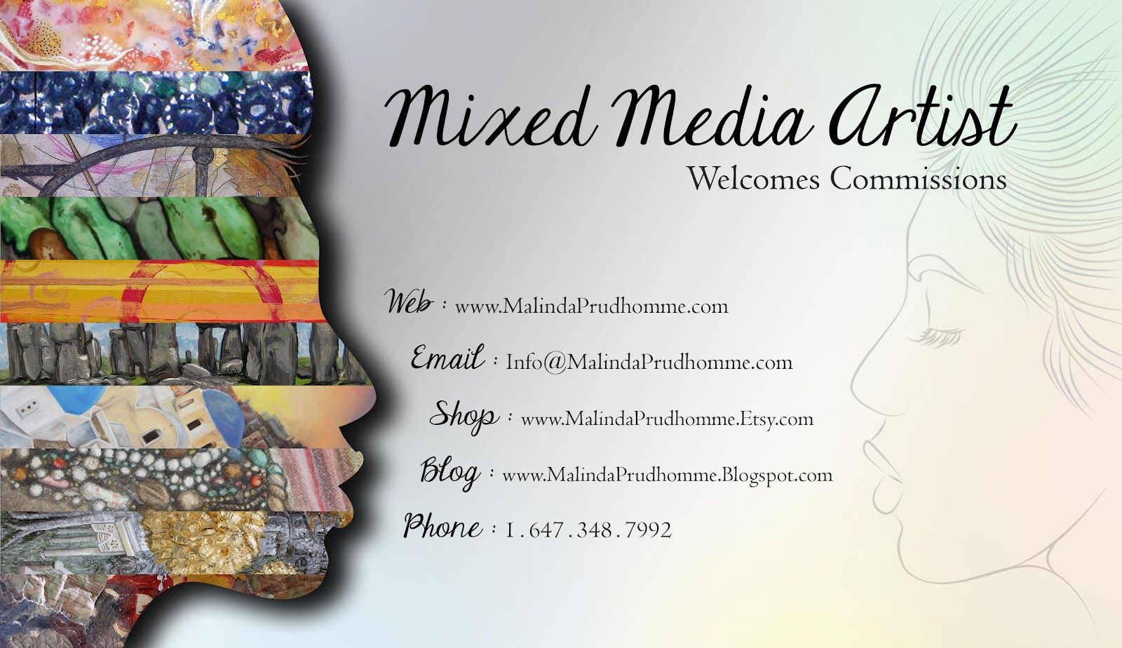 artist business cards google search business card pinterest artist business card examples