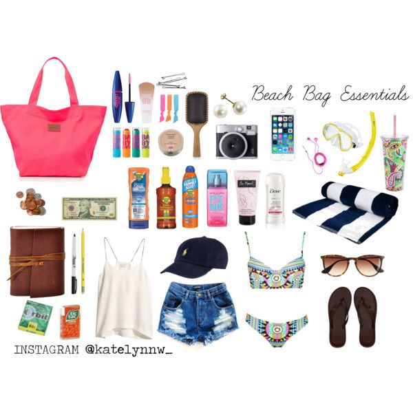 Beach Bag Essentials Neutrogena And Mara Hoffman A Fashion Look From December 2017 Featuring H M Tops Mara Hoffman S And Hollister Co Beach Bag Essentialsbanana