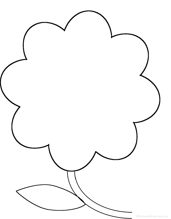 <strong>Shape Poem</strong> Worksheets - Printable Worksheets Flower shape poem template