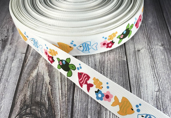 Splash of Colors 3/" grosgrain ribbon the listing is for 2 yards