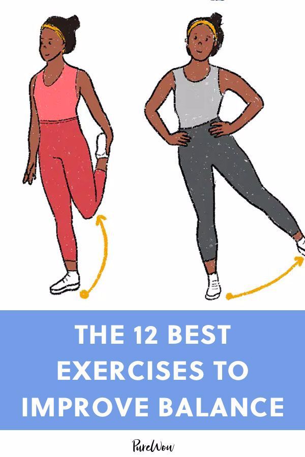 The 12 Best Exercises to Improve Balance (and Prevent Injuries) #purewow #health #fitness #wellness