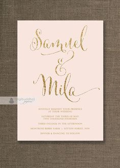 wedding invite script