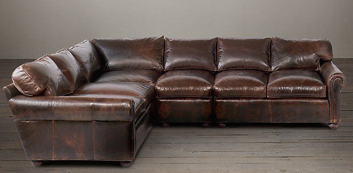 Lancaster Leather Sectionals Restoration Hardware New Living Lancaster Leather Sectionals Restoration Hardware Sectional Tufted Sofa Modern Couch