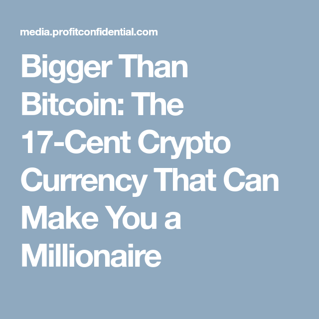 the 17 cent cryptocurrency that can make you a millionaire